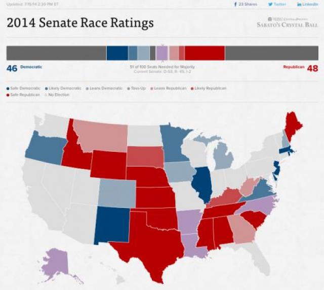 Senate map
