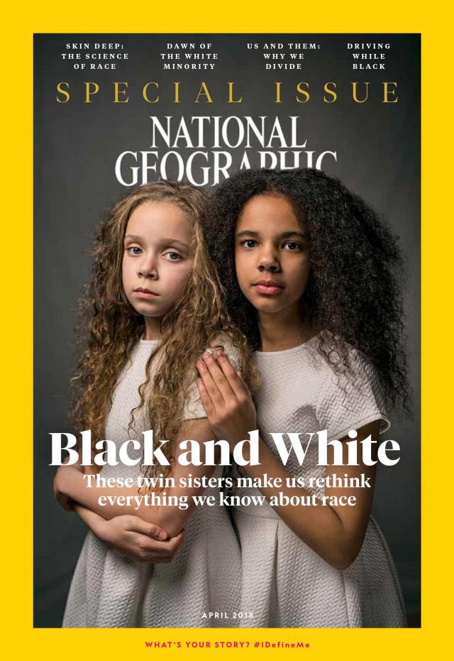 Cover of the National Geographic "Race Issue'