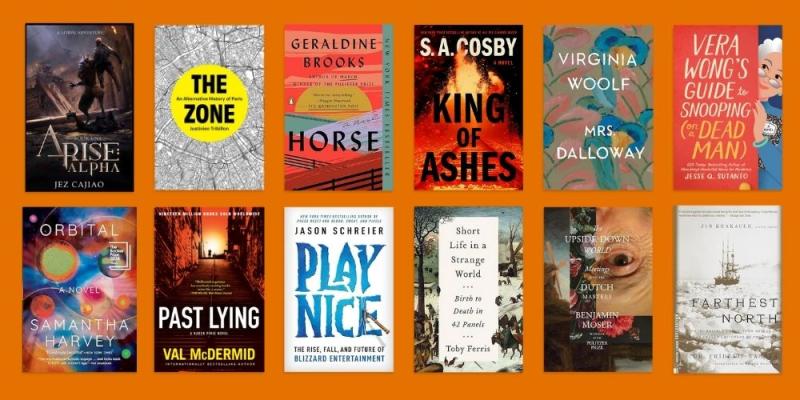 Photo illustration of the covers of 10 books recommended for summer reads.