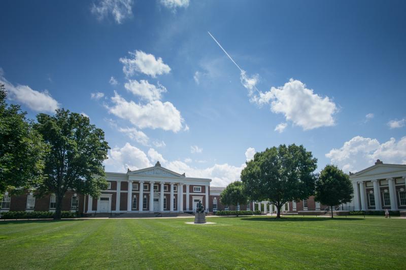 UVA Grounds, with New Cabell Hall and Cocke Hall 