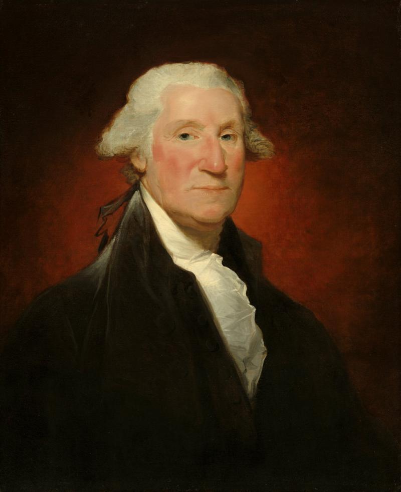 Portrait of George Washington by Gilbert Stuart, 1795