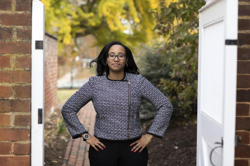 Fourth-year student Aryn Frazier will head to law school after completing two years of study as a Rhodes Scholar at the University of Oxford.