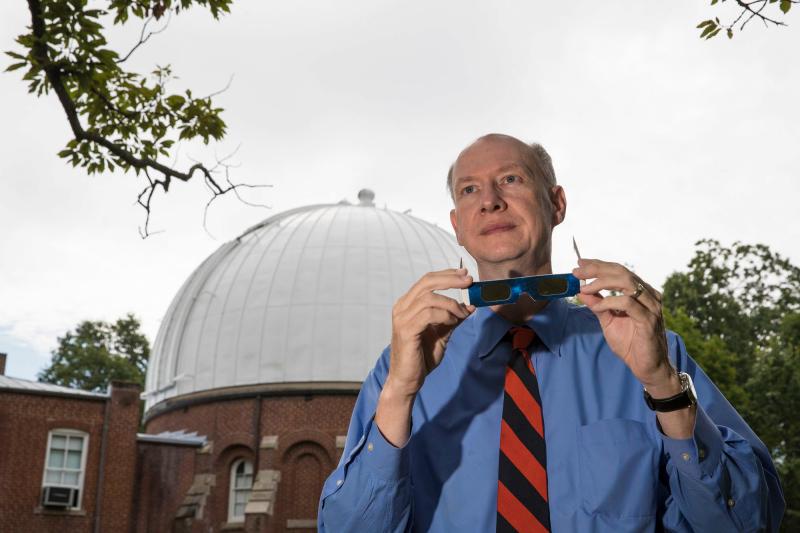 Astronomer Ed Murphy plans to view the solar eclipse from Columbia, South Carolina, along the path of totality. 