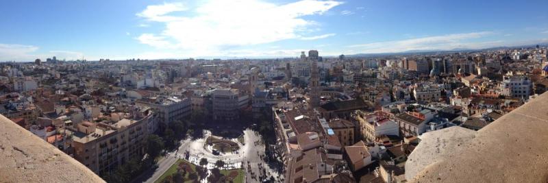 Panoramic photo of València, Spain