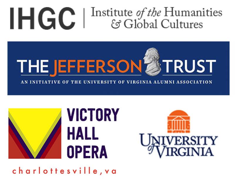 IHGC, Jefferson Trust, Victory Hall and UVA logos