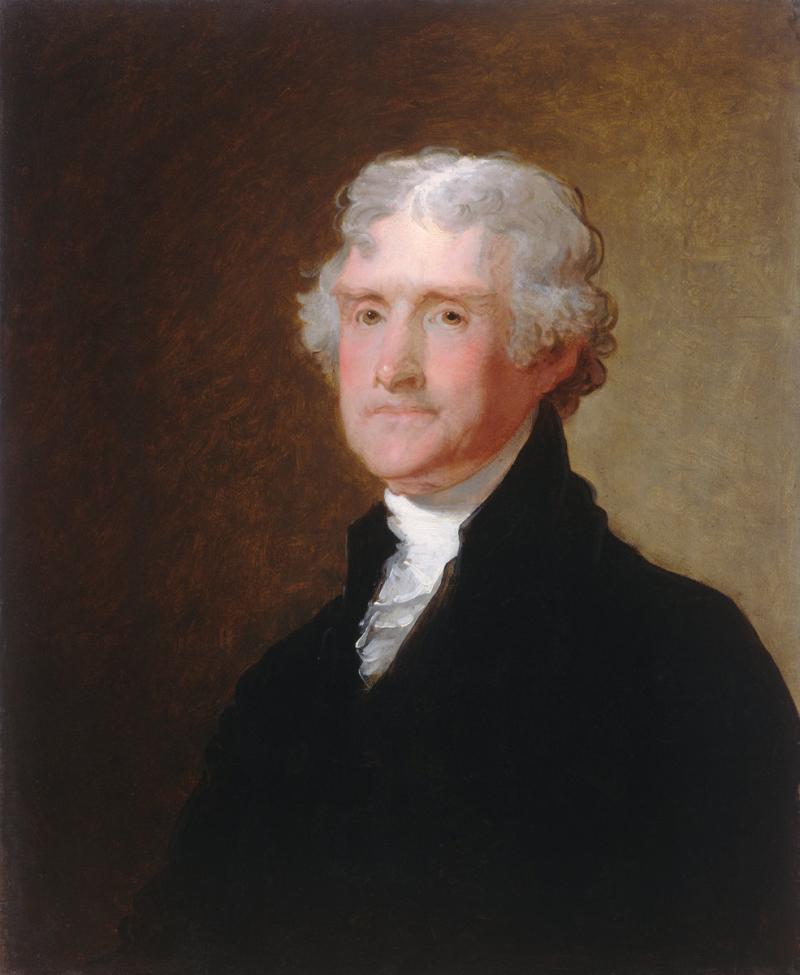 Thomas Jefferson Portrait by Gilbert Stuart