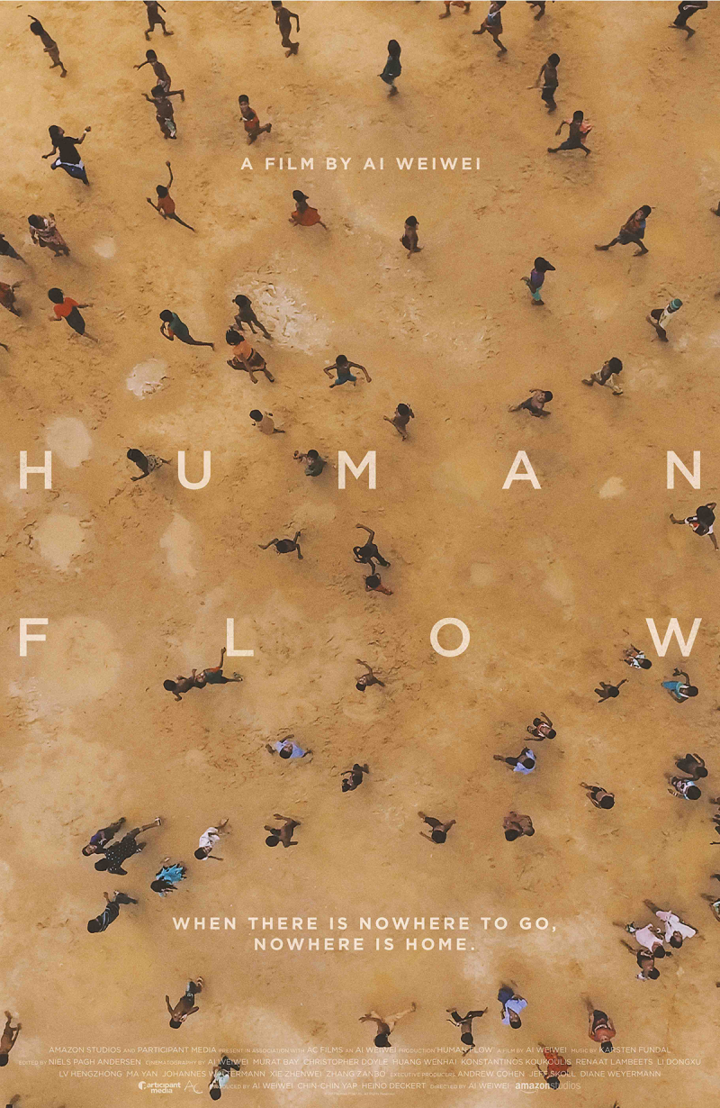Poster of the Human Flow documentary 