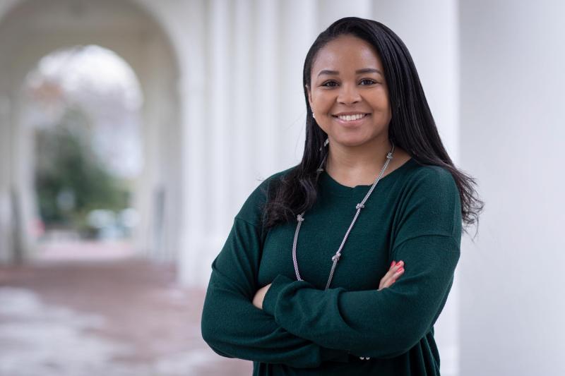 Kiara Rogers urged future Blue Ridge Scholars to “fully engulf yourself into this community, explore and take in all that this place has to offer.”