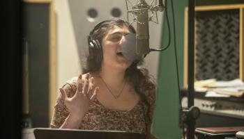 Student singer Tina Hashemi recorded a distinguished majors project and contributed to John D’earth’s “Infernal Resilience” project.