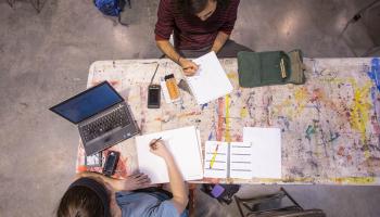 Students Working