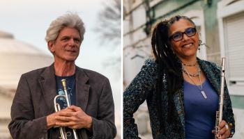 The Jazz Journalists Association has named John D’Earth, left, a “jazz legend,” and Nicole Mitchell Gantt, right, its Jazz Flutist of the Year – for the 13th time.