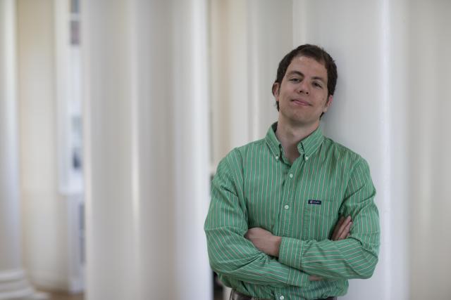 Rhodes Scholar Charlie Tyson at U.Va.