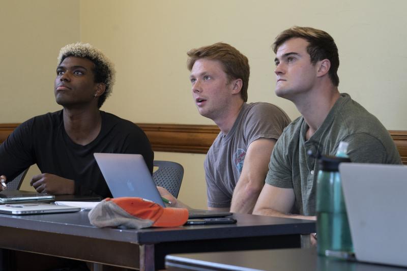 UVA students in the "How to think about weird things" course. 
