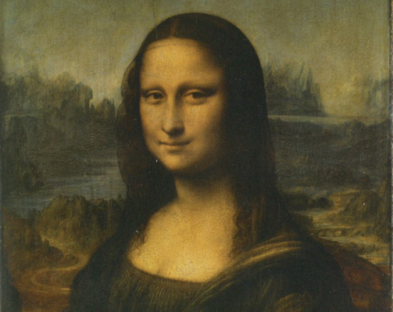 Louvre Mona Lisa by Leonardo Da Vinci