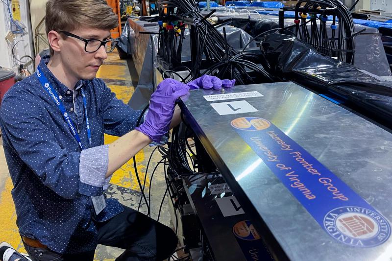 Tyler Hooho, fourth-year doctoral student in physics