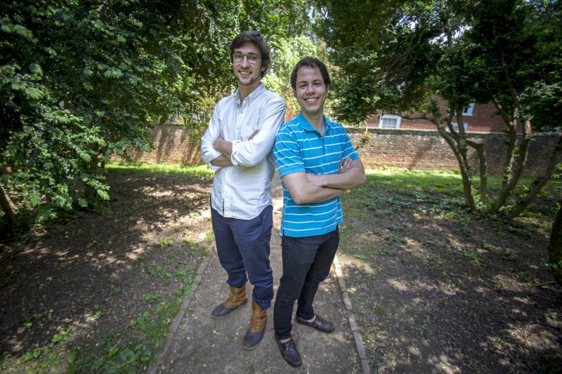 Rhodes Scholars Charlie Tyson and Evan Behrle