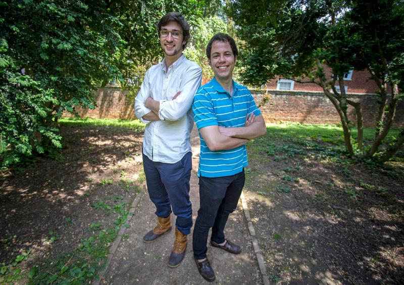 Rhodes Scholars Charlie Tyson and Evan Behrle