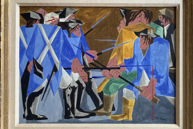 Jacob Lawrence Painting