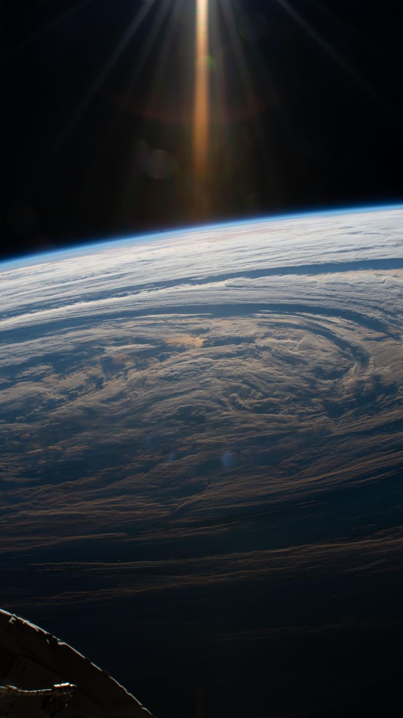 NASA Photo of cloud formation from space