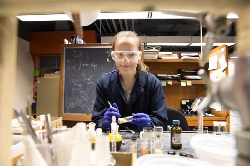 Second-Year Chemistry Major Caroline Kerr