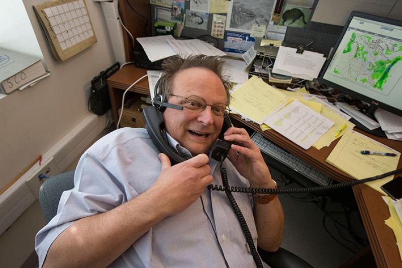 Virginia State climatologist Jerry Stenger