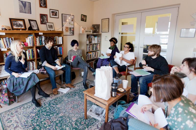 English Professor Lisa Spaar's Poetry Class 