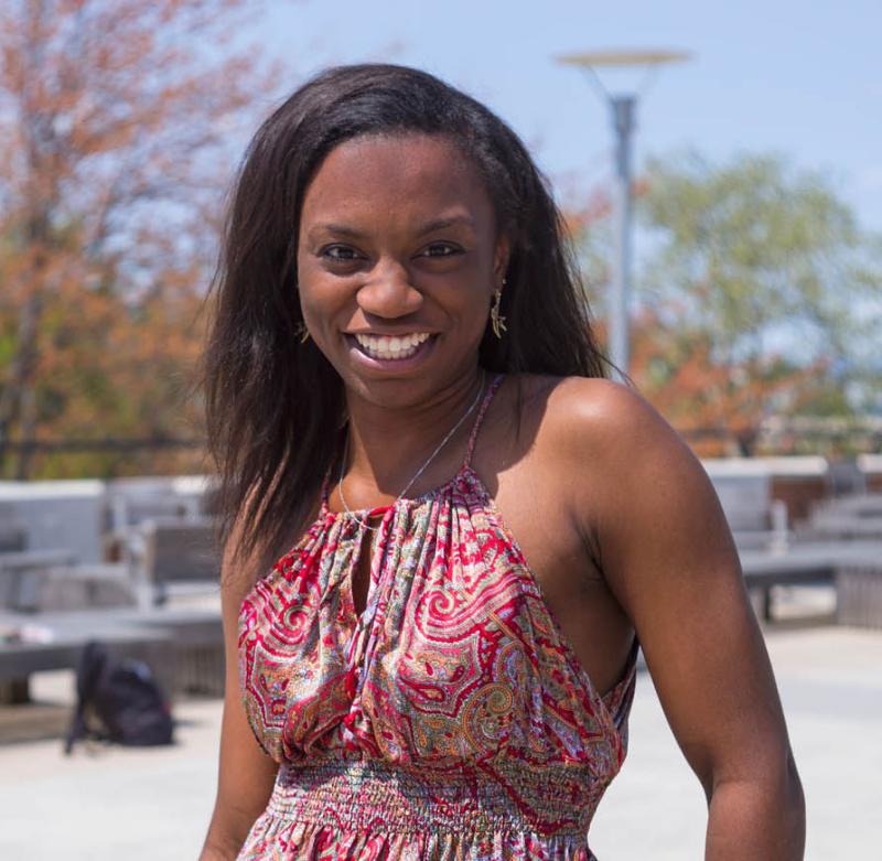 Fourth-year Global Public Health Major Shantell Bingham