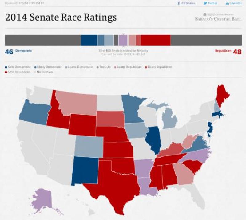 Senate map