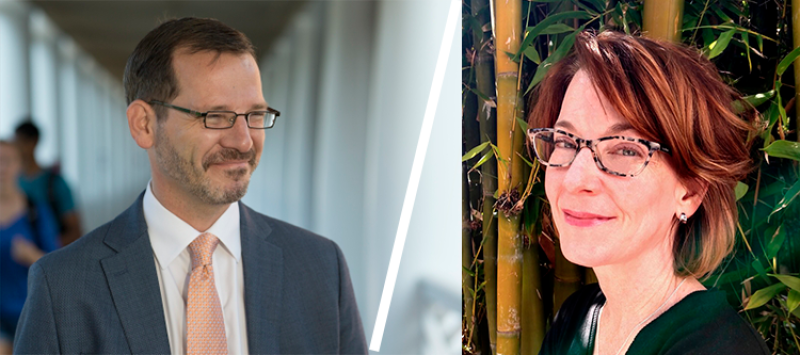 Ian Baucom, Buckner W. Clay Dean of the College and Graduate School of Arts & Sciences and Brie Gertler, Commonwealth Professor of Philosophy and acting Dean