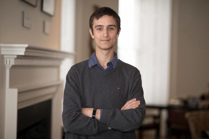 Brian Seymour will earn his degree in physics and mathematics in May and plans to continue studying gravitational physics at Cambridge in the fall.