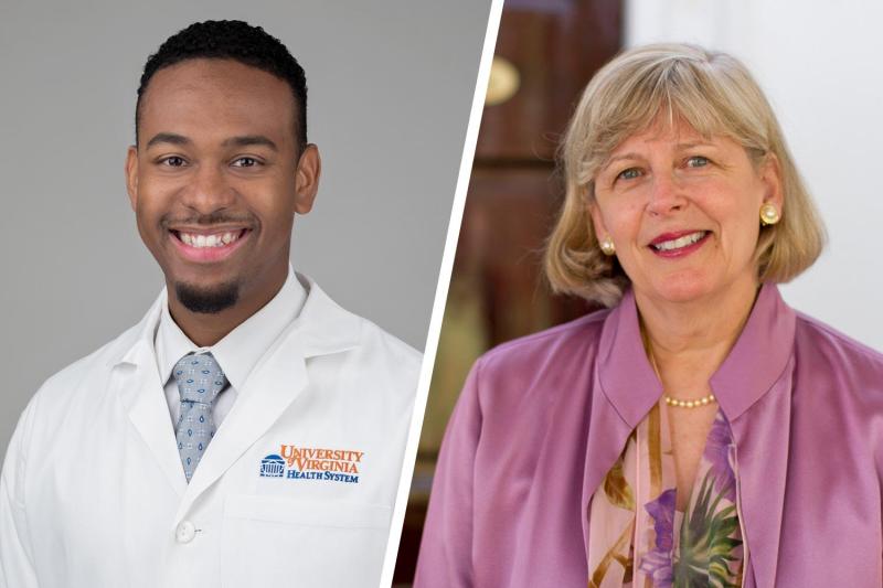 Medical School professor Dr. B. Cameron Webb, left, will address Arts & Sciences graduates on May 18, while retiring School of Nursing Dean Dorrie Fontaine will speak to the rest of the Class of 2019 on May 19.Medical School professor Dr. B. Cameron Webb,