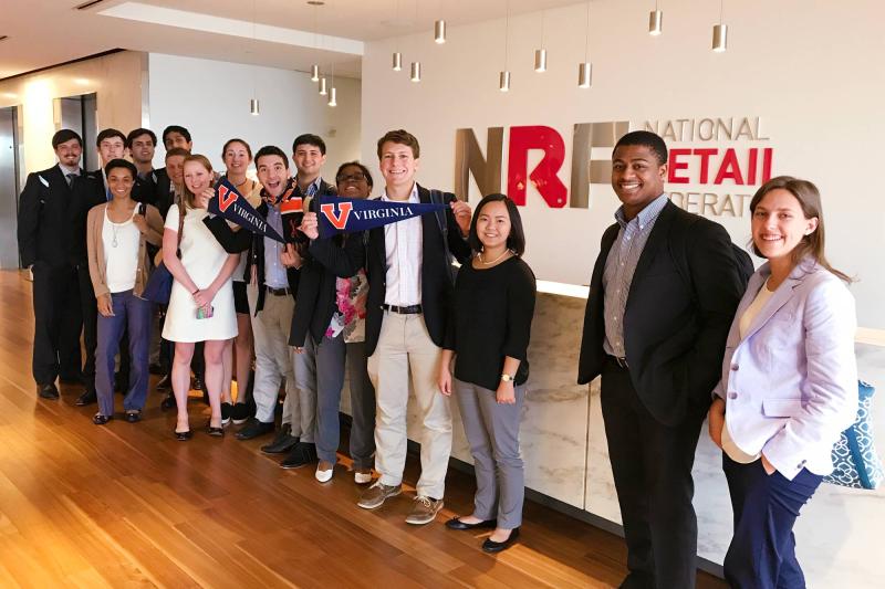Students enrolled in the UVA Career Center’s weeklong UVA D.C. Business Lab learned some business fundamentals, visited businesses and met with D.C.-area alumni last week.