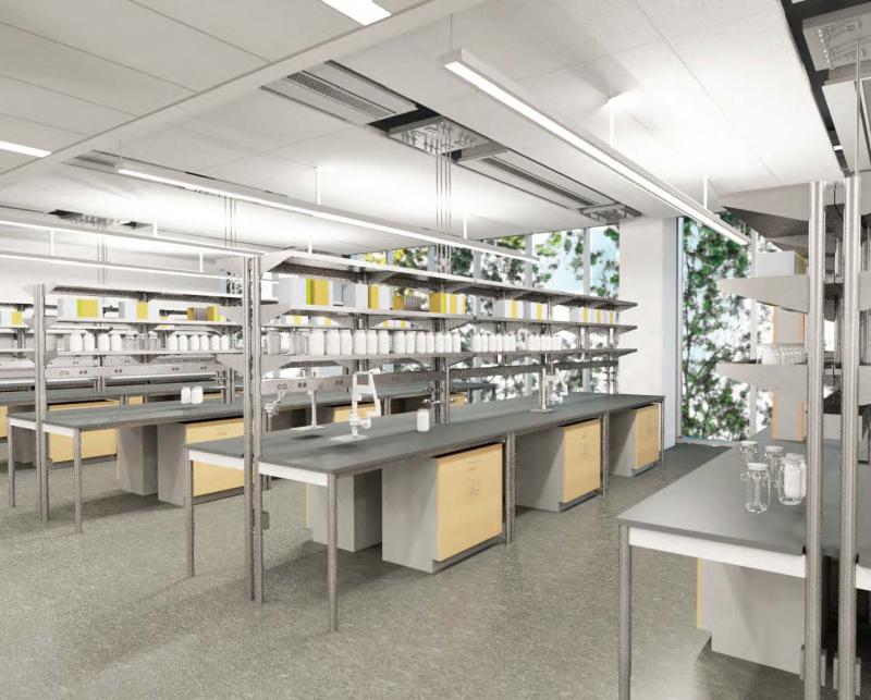Gilmer Hall - New 4th floor open research laboratory