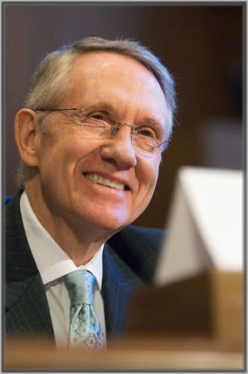 U.S. Senator from Nevada and Senate Minority Leader Harry Reid