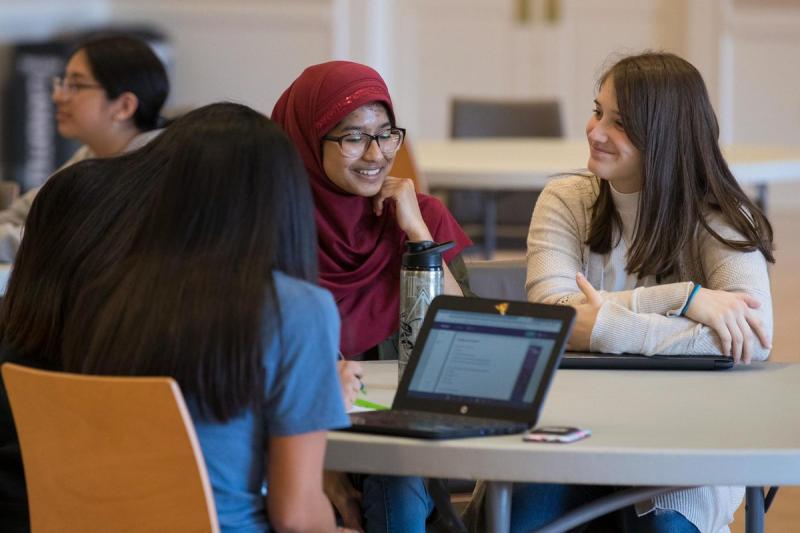 Nineteen high school students, most from Virginia, made the trek to UVA to learn about the support and advising the school offers to first-generation, low-income students.