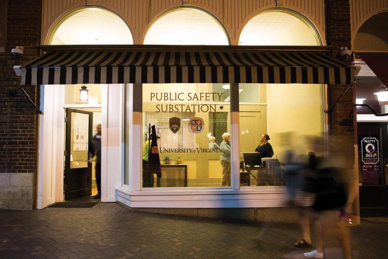The Corner police substation, opened in January 2015, is a joint effort between UVA and Charlottesville police departments.