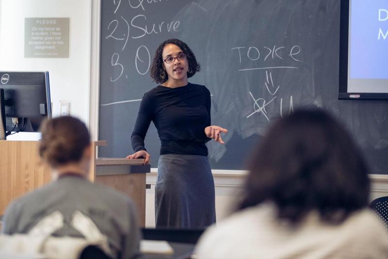 Marlene Daut, a new member of the Woodson Institute faculty, teaches “America in the Age of Revolution,” as well as “American Colonialism and Post-Colonial Theory.”