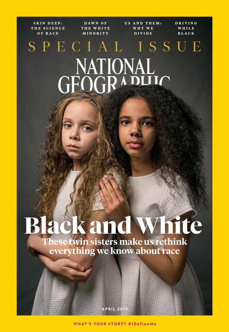 Cover of the National Geographic \"Race Issue' 