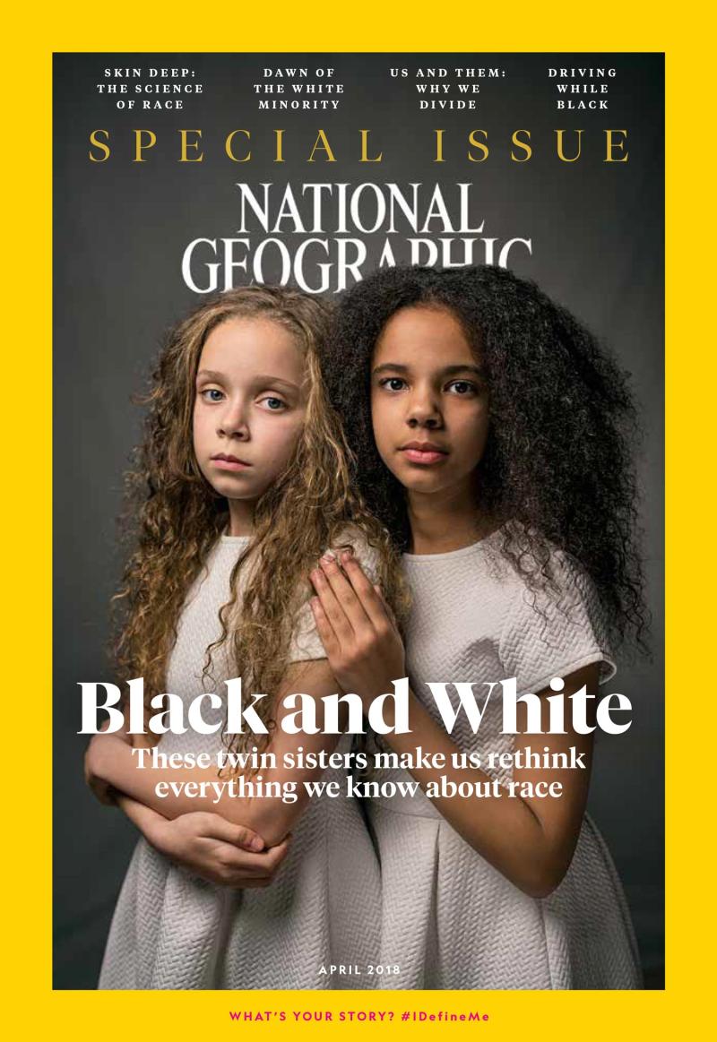 Cover of the National Geographic \"Race Issue'