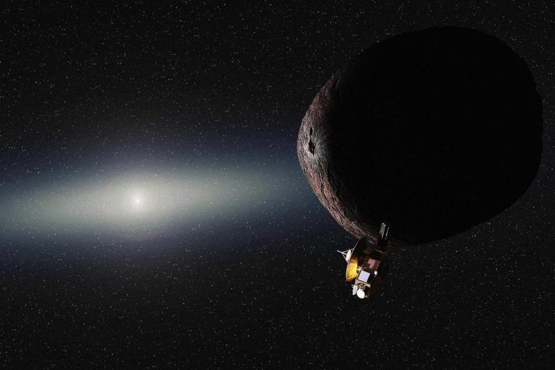 Artist’s conception of 2014 MU69 during New Horizons’ Jan. 1, 2019 flyby.