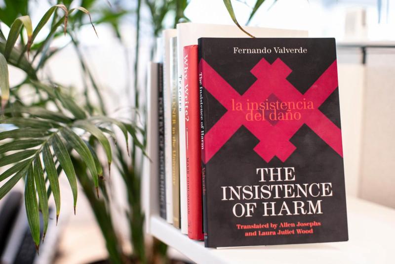 Valverde’s last book, “The Insistence of Harm,” received the Book of the Year award from the Latino American Writers Institute of the City University of New York.