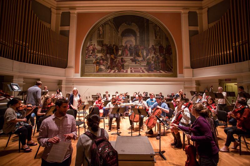 Performance in Old Cabell Hall Audiitorium
