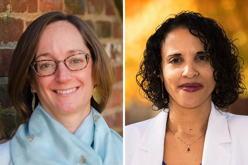Spanish professor Charlotte Rogers, left, and Africana studies professor Marlene Daut are mentors in a new graduate program focusing on the Caribbean. 