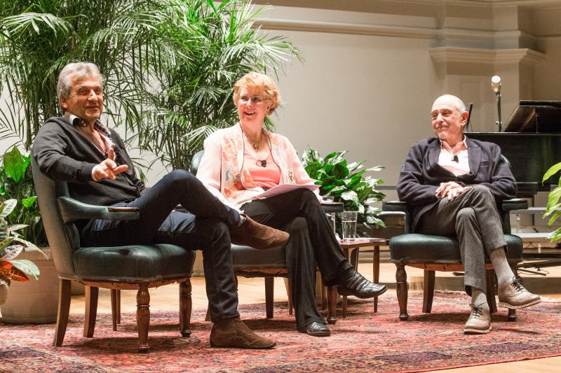 Alain Boublil, Professor Marva Barnett and Claude-Michel Schönberg 