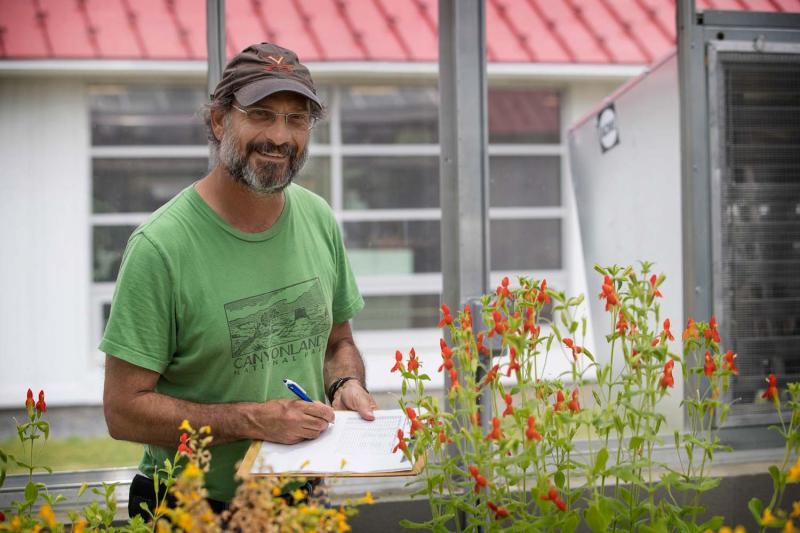 Environmental scientist David Carr directs Blandy Experimental Farm.