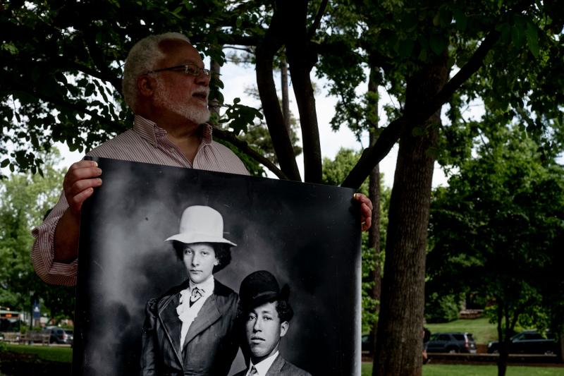 Mason, who teaches history and photography, is eager to share Rufus Holsinger’s extensive portrait collection with the local community. 