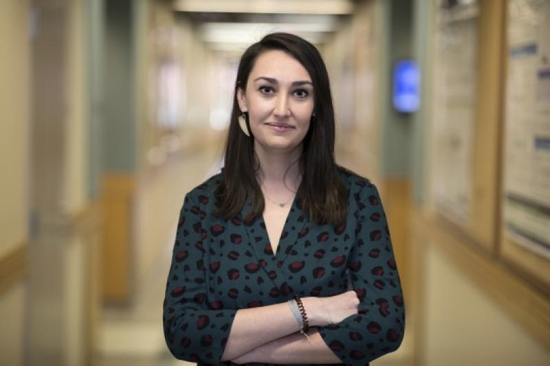 Postdoctoral fellow Laura Fontenas conducted the experiments for the study.