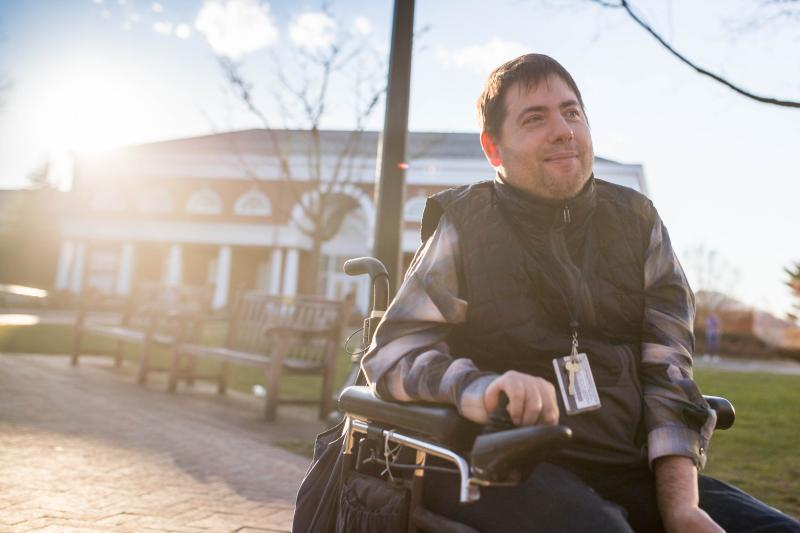 A bicycle accident when he was 12 left Guest paralyzed. He began writing poetry in high school.