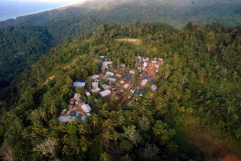With its metal roofs on buildings, the village of Wautogik is relatively well-off for Papua New Guinea, according to anthropologist Lise Dobrin.