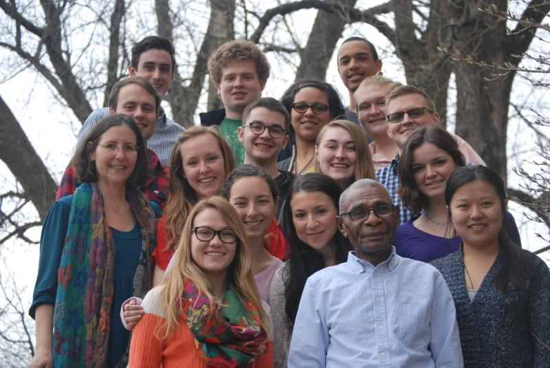 2015 Spring Semester Linguistics Field Methods seminar with Visiting Scholar Jacob Sonin and Associate Professor Lise Dobrin